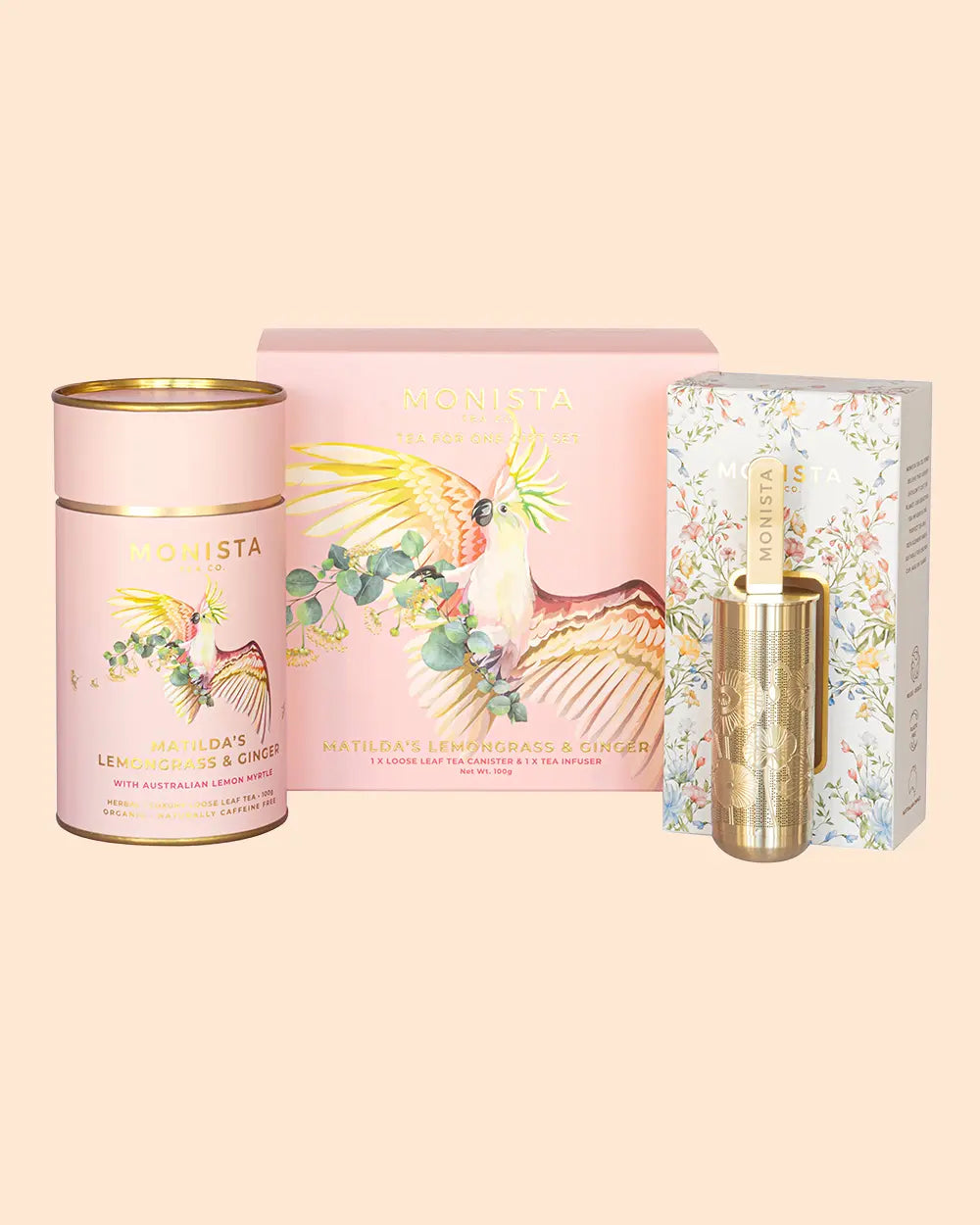 Monista Tea Co Tea For One Gift Set (Matilda's Lemongrass & Ginger)