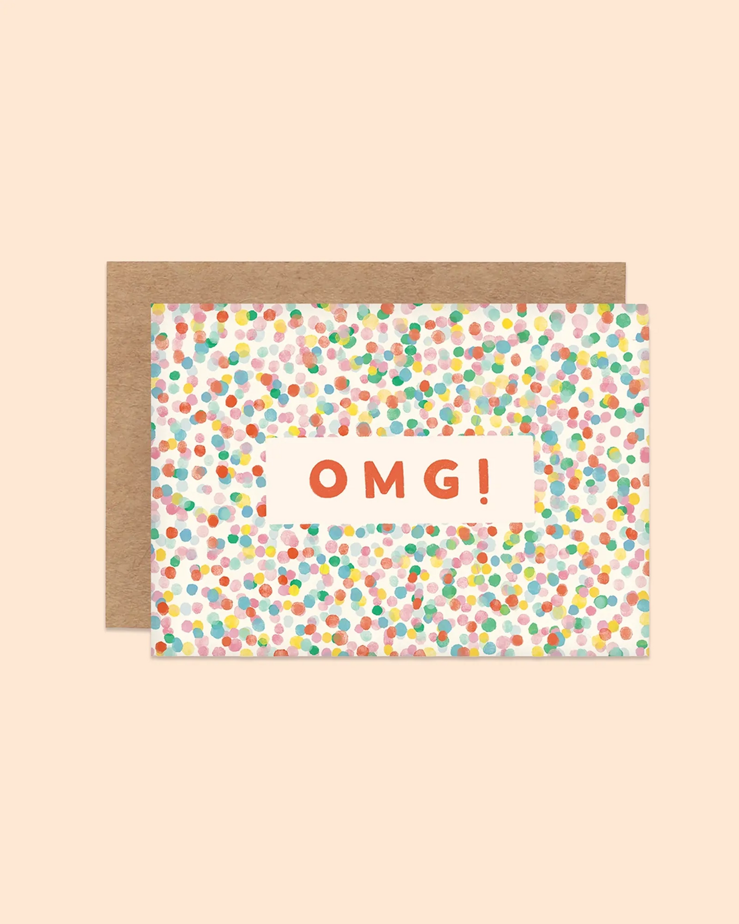 Omg Confetti Mini Card