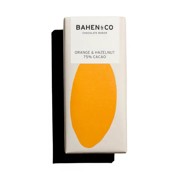 Bahen & Co Orange & Hazelnut Chocolate Bar