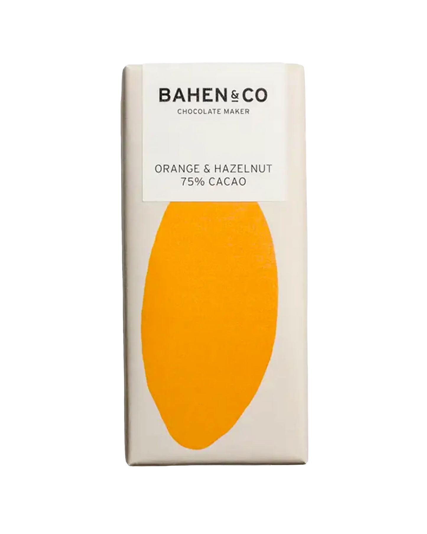 Bahen & Co Orange & Hazelnut Chocolate Bar