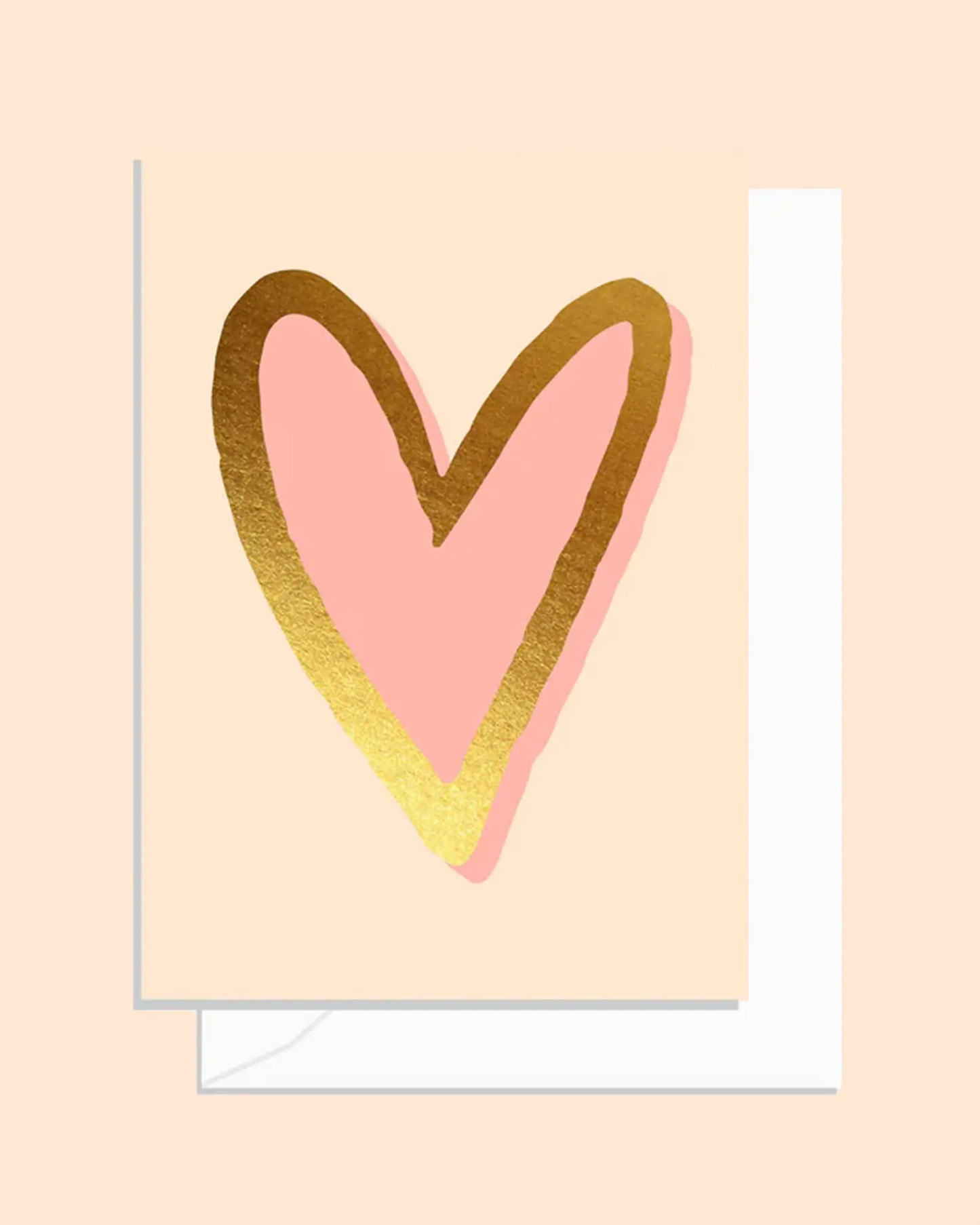 Painty Heart Sand Card
