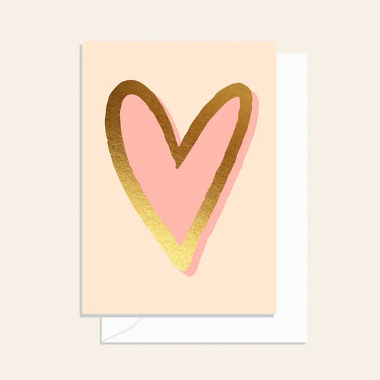 Painty Heart Sand Card