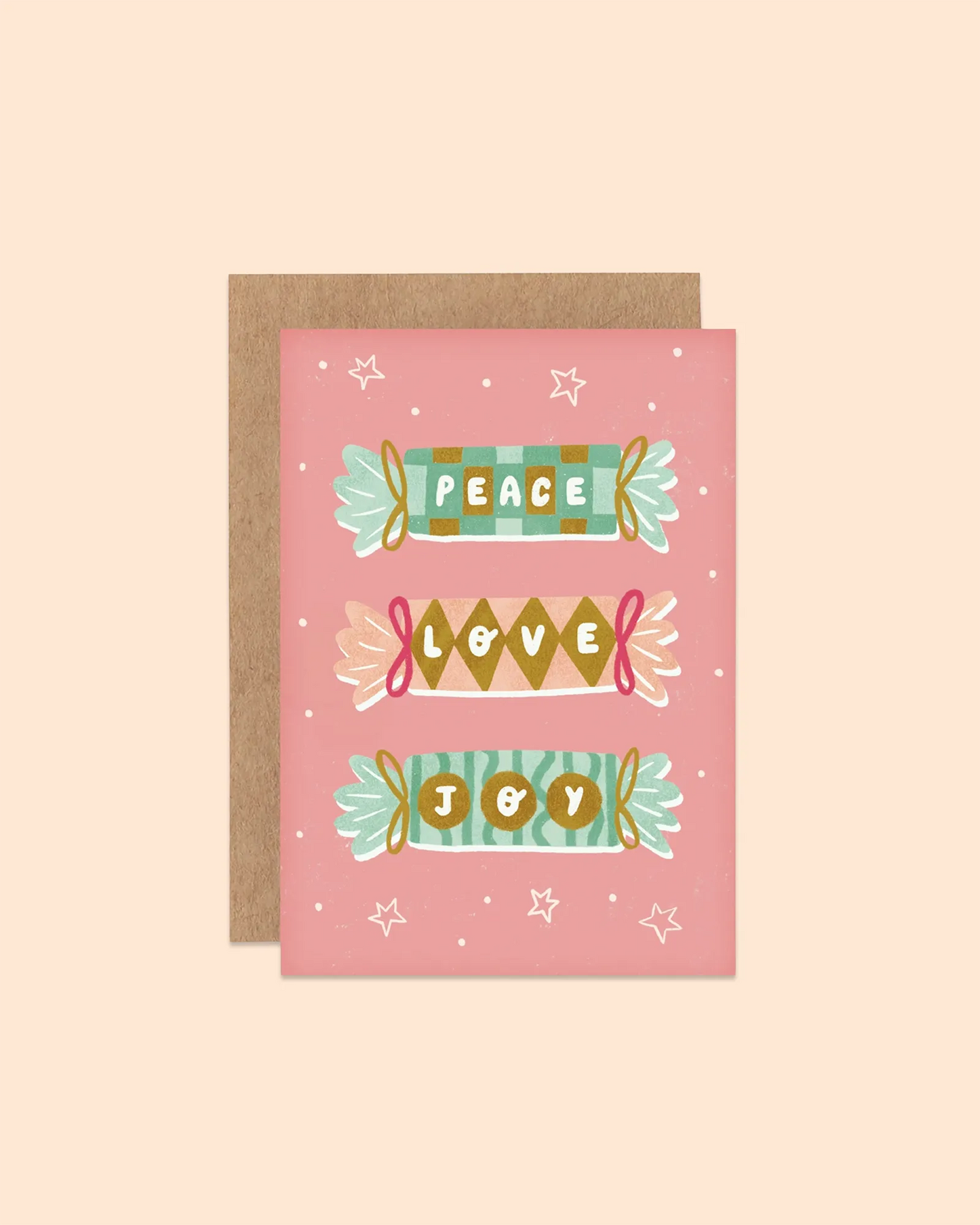 Peace Love Joy Mini Card