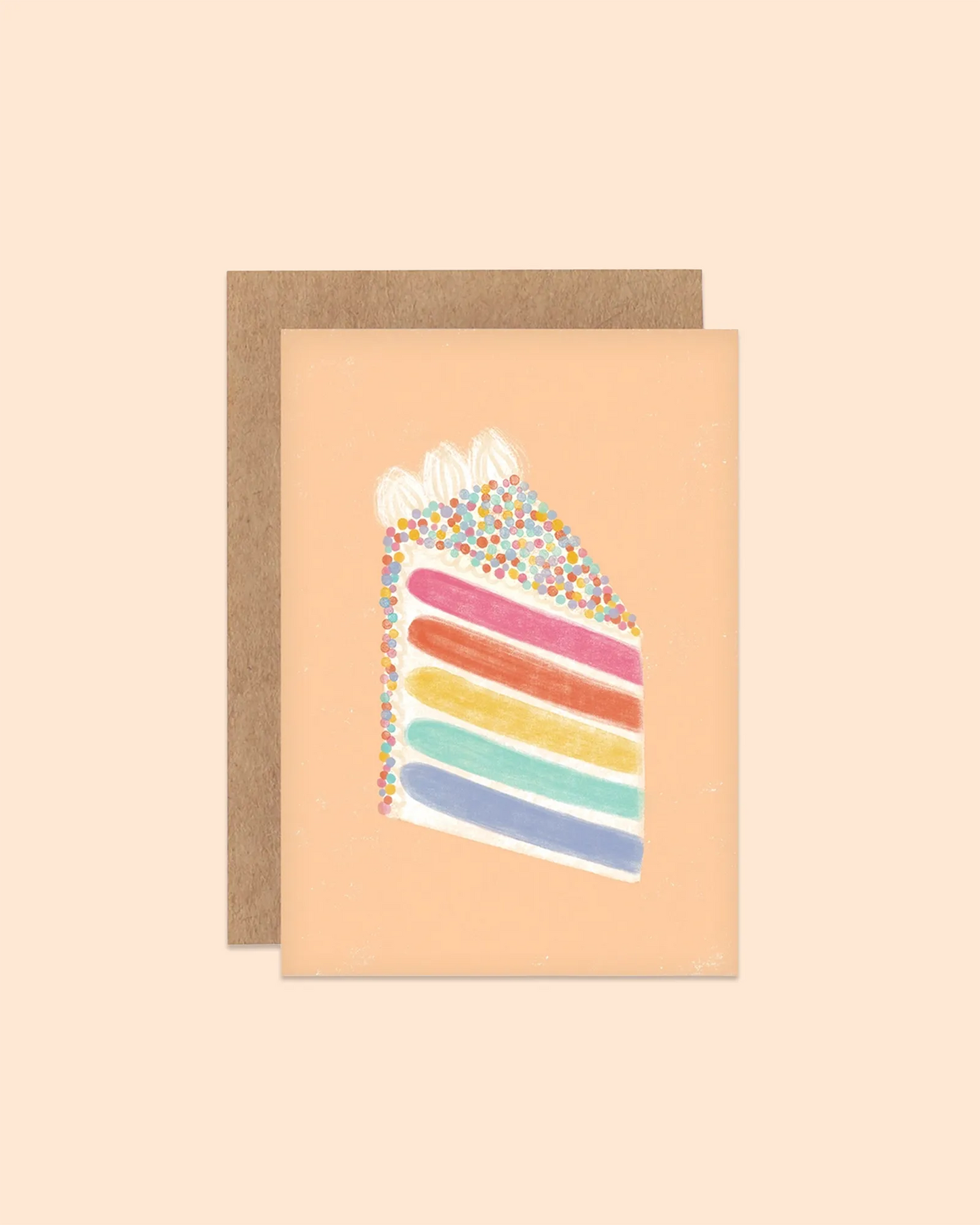 Rainbow Cake Mini Card