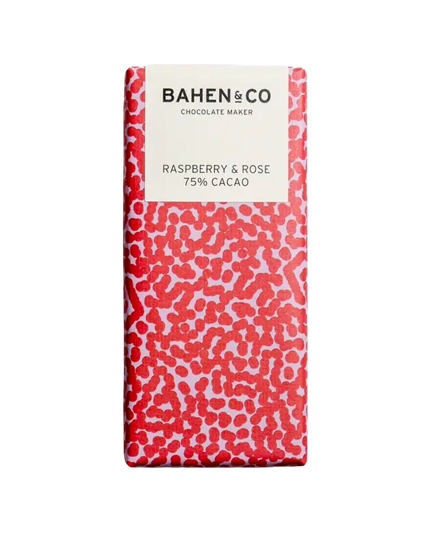 Bahen & Co Raspberry & Rose Chocolate Bar