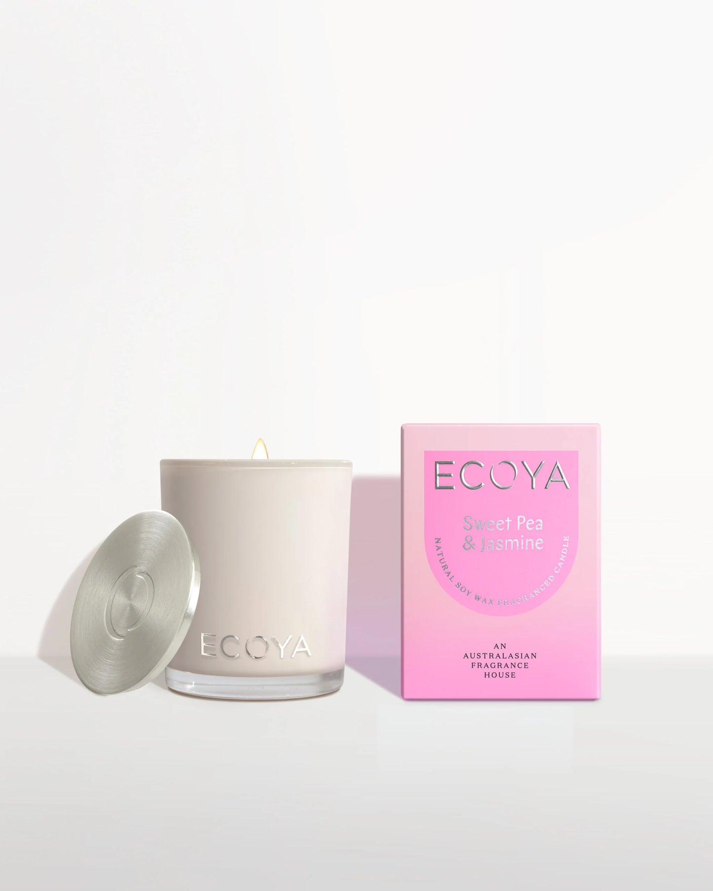 Ecoya Sweet Pea & Jasmine Mini Madison Jar Candle