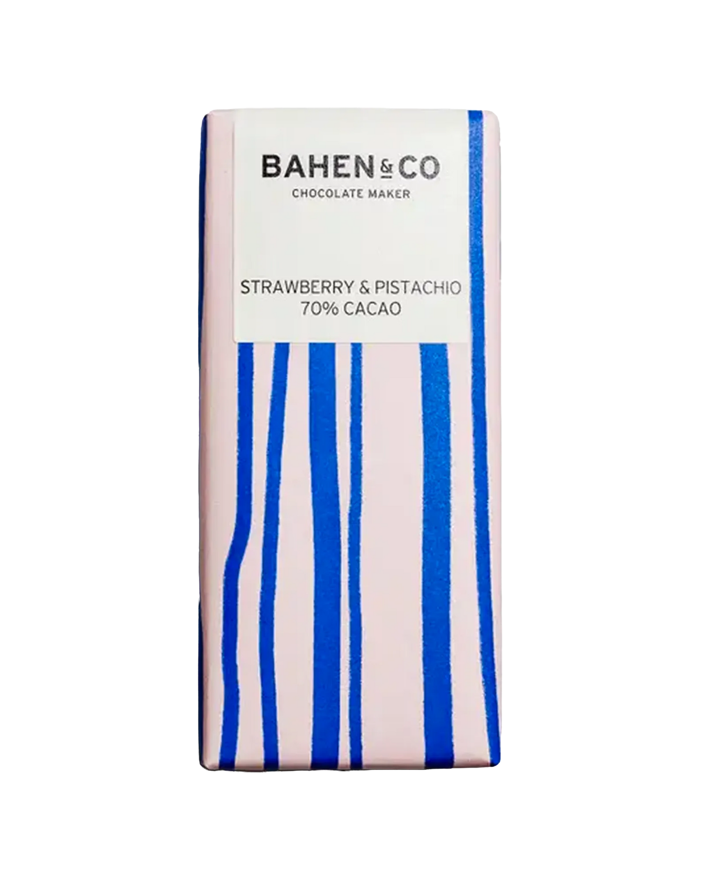 Bahen & Co Strawberry & Pistachio Chocolate Bar
