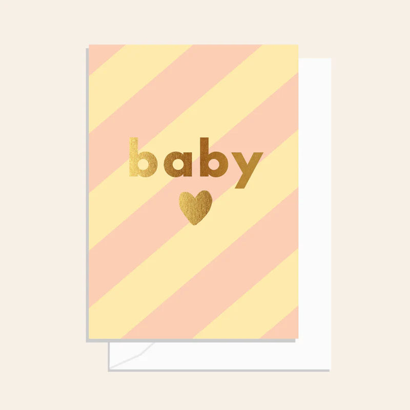 Stripe Baby Sand Card
