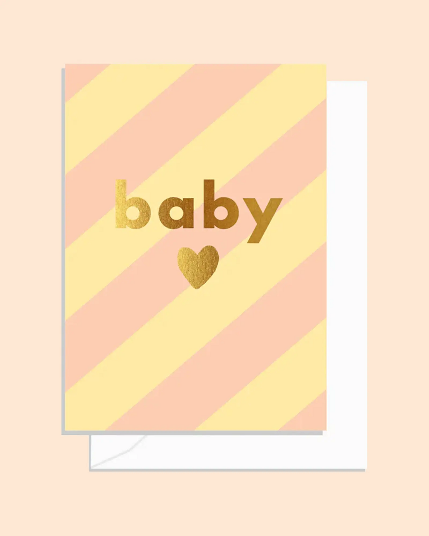 Stripe Baby Sand Card