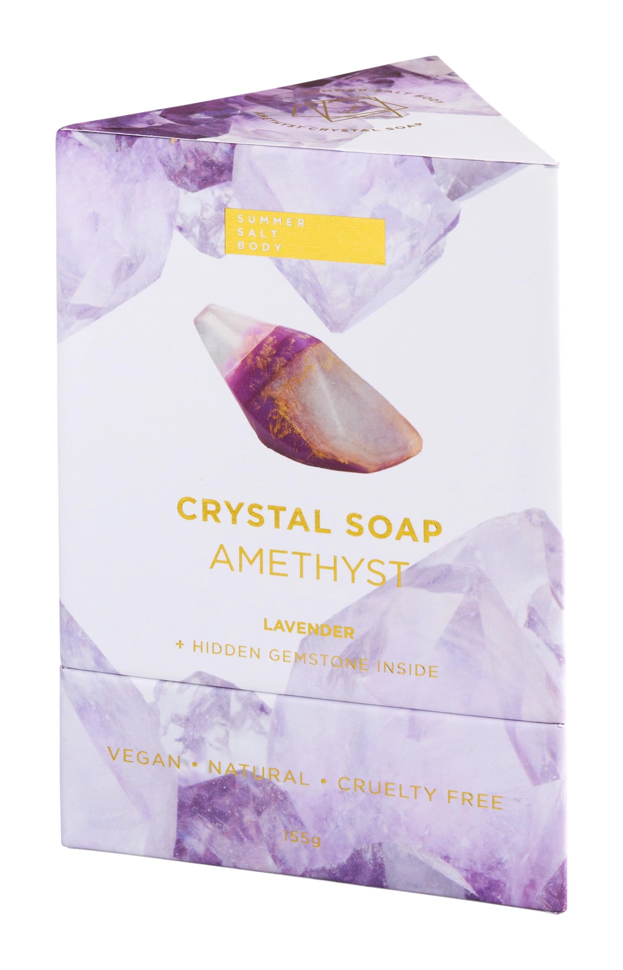 Summer Salt Body Amethyst Crystal Soap (Lavender)