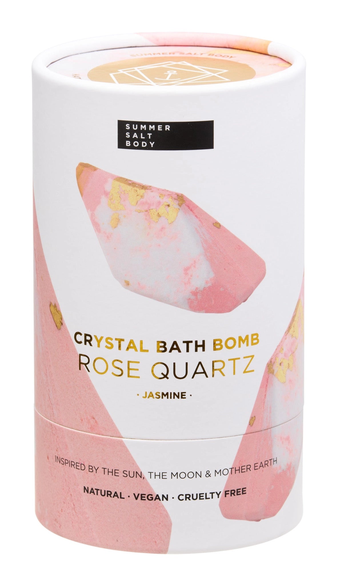 Summer Salt Body Crystal Bath Bomb Rose Quartz (Jasmine)