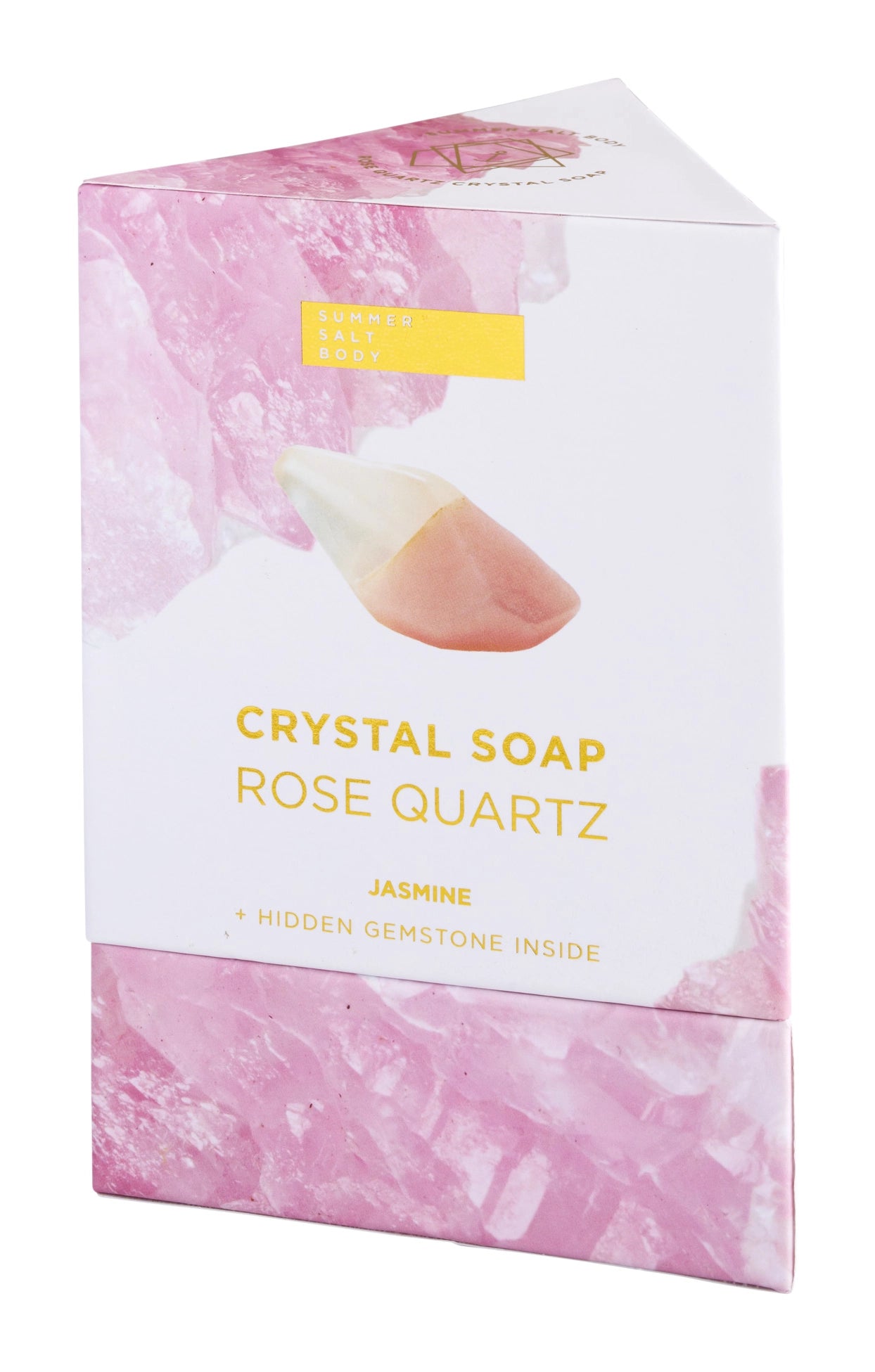 Summer Salt Body Rose Quartz Crystal Soap (Jasmine)