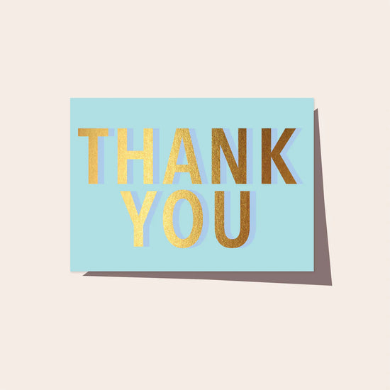 Thank You (Ocean Colour) Card