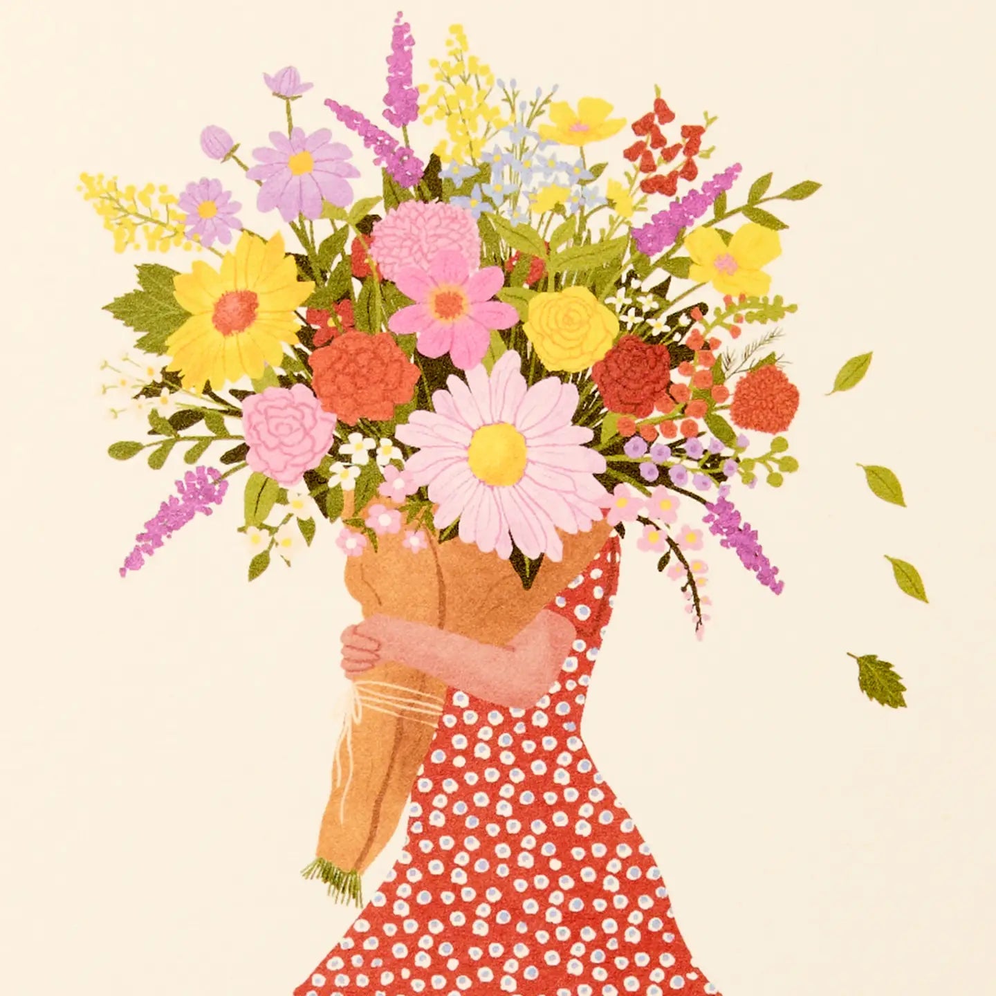 Thanks A Bunch! (Red Dress) Card