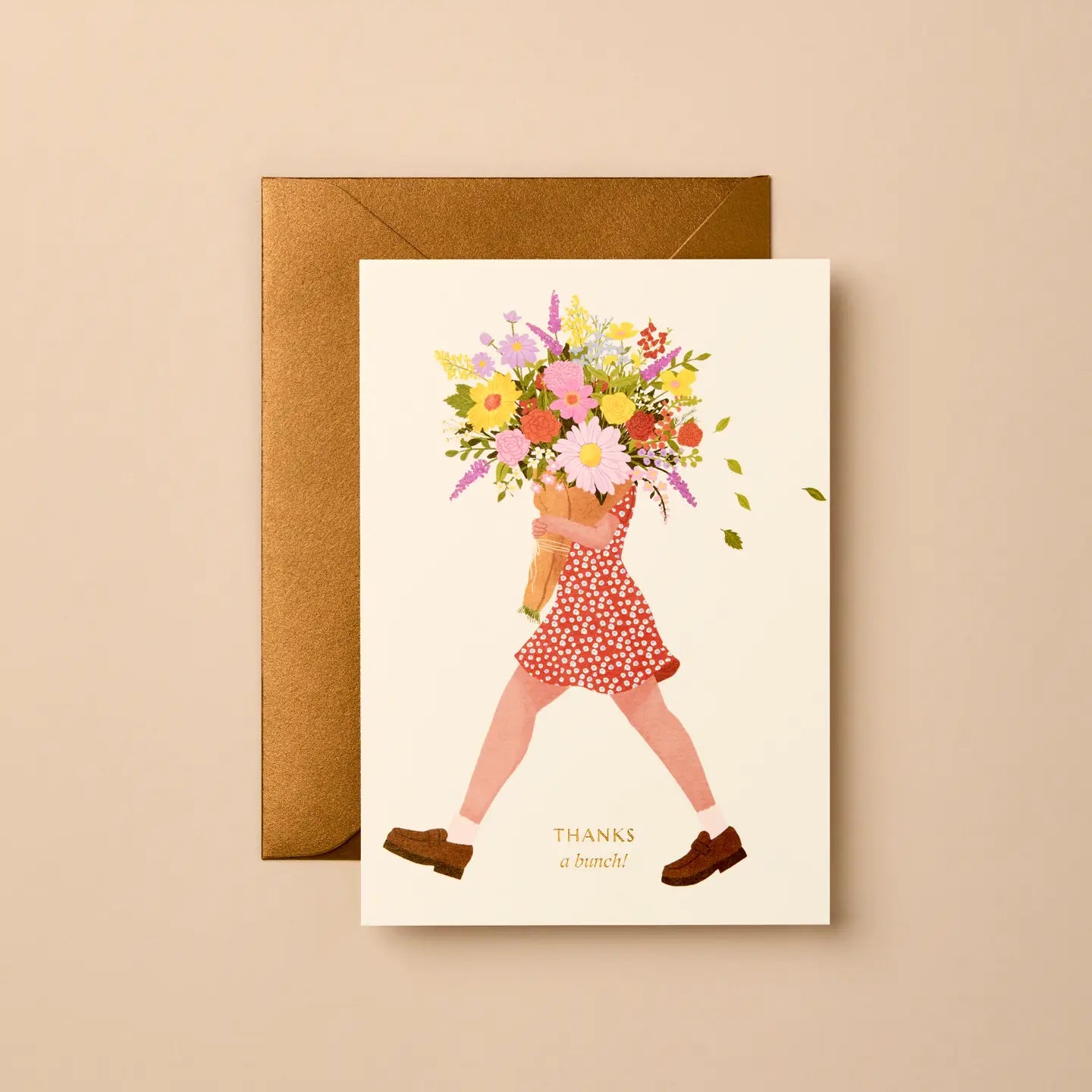 Thanks A Bunch! (Red Dress) Card
