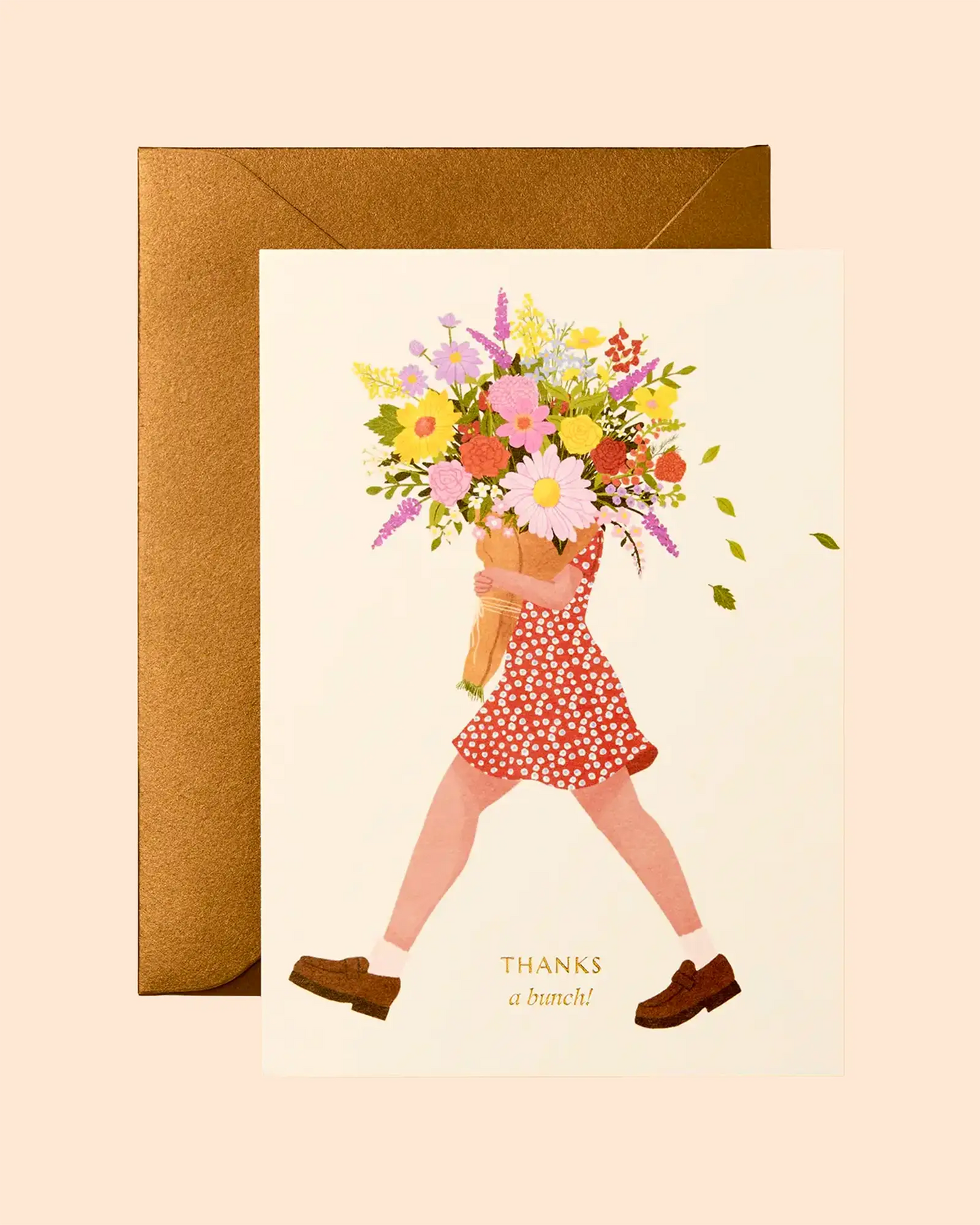 Thanks A Bunch! (Red Dress) Card