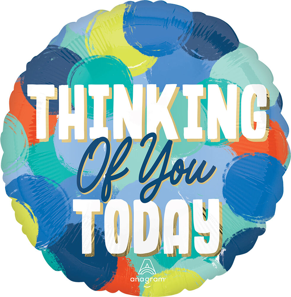 Thinking of You Today 45cm Balloon (Inflated)