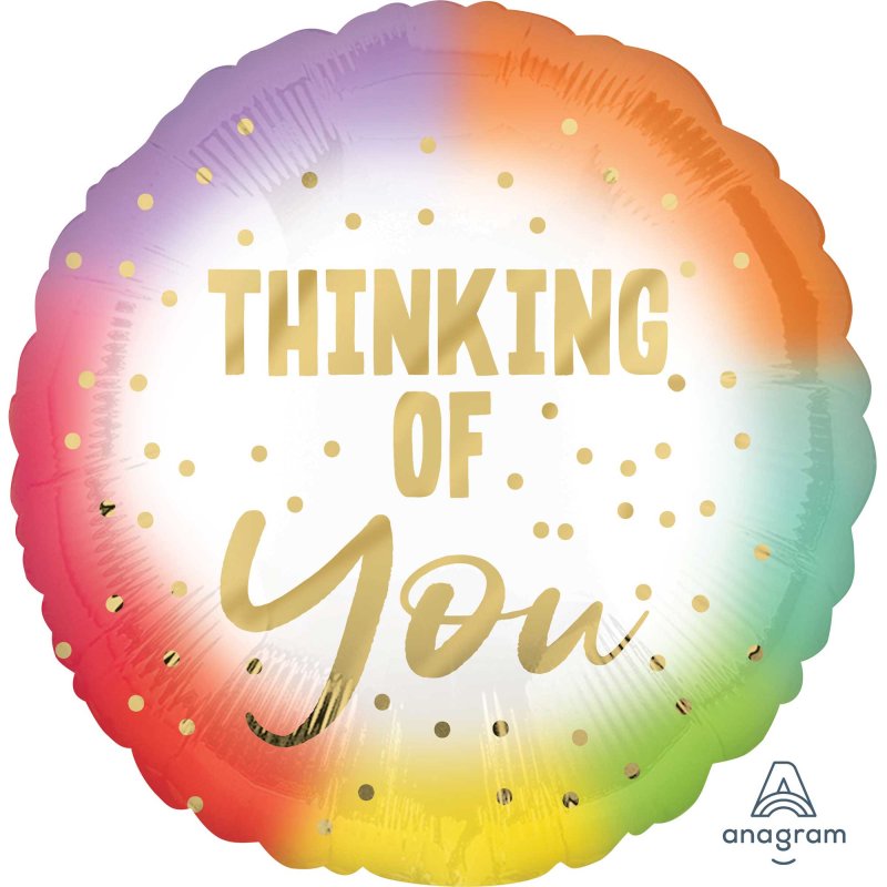 Think of You Ombré 45cm Balloon (Inflated)
