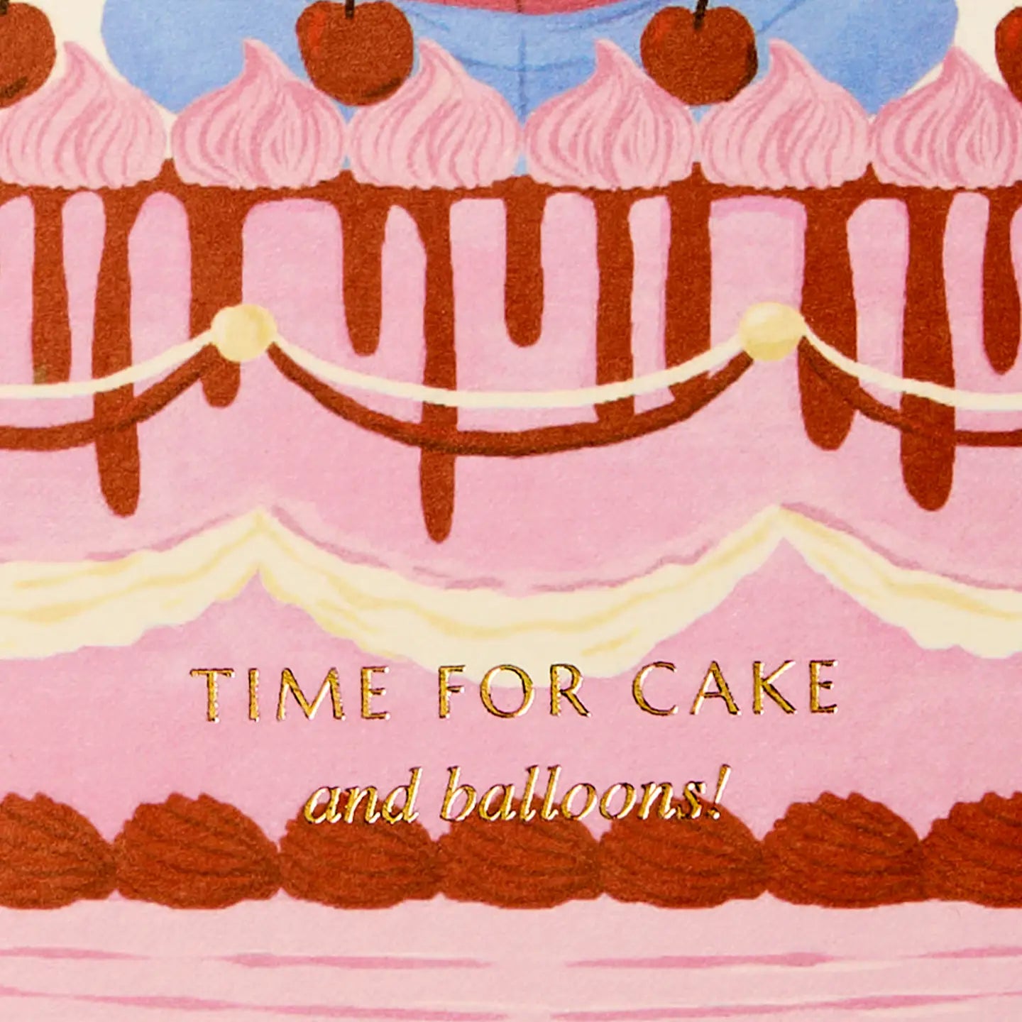 Time For Cake & Balloons! Card
