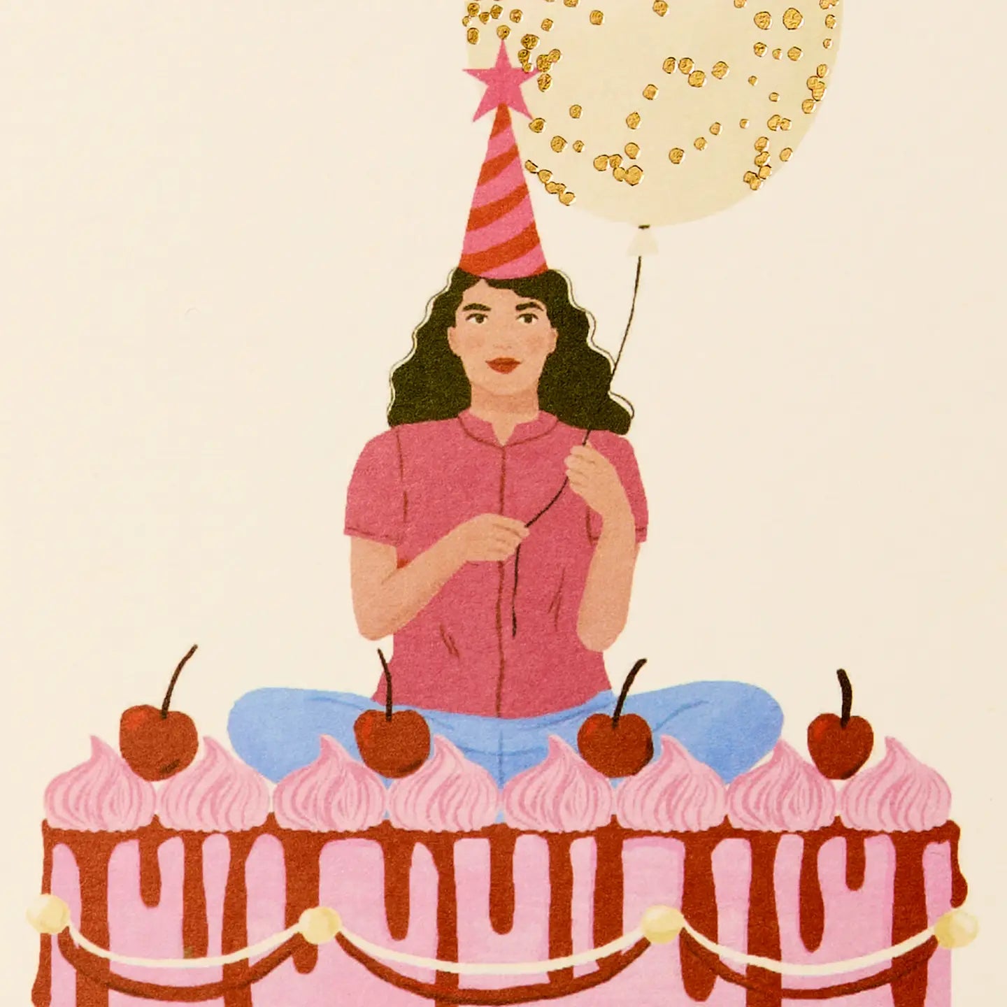 Time For Cake & Balloons! Card