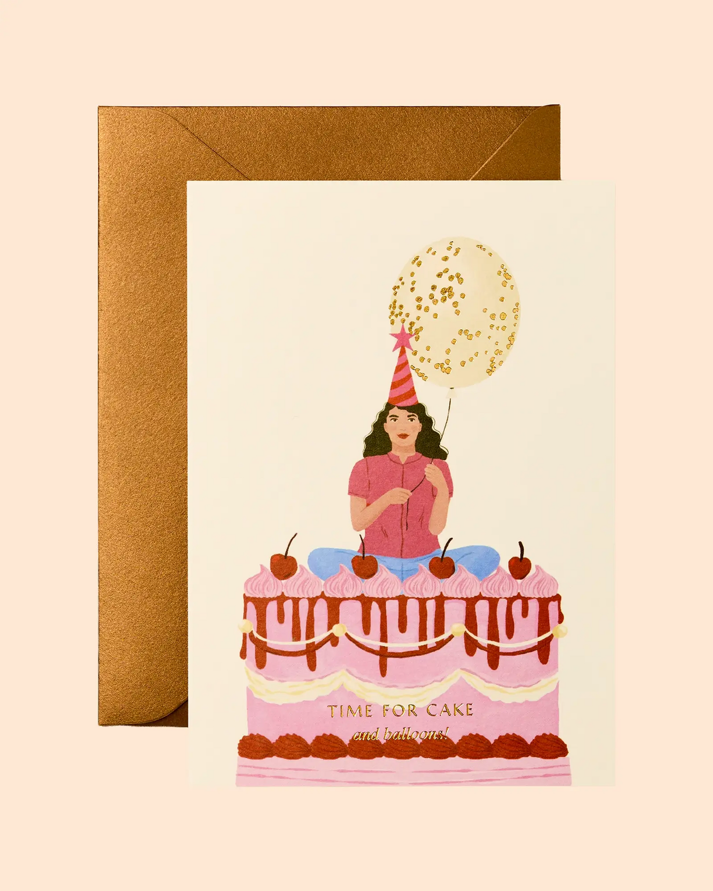 Time For Cake & Balloons! Card