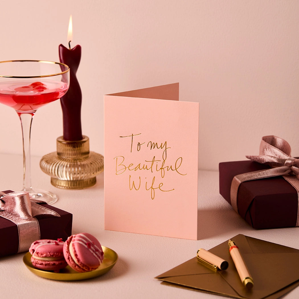 To My Beautiful Wife Card