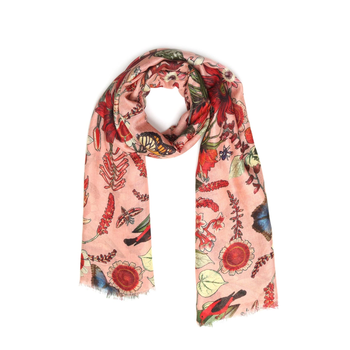 Tropical Garden Cotton Modal Blend Scarf