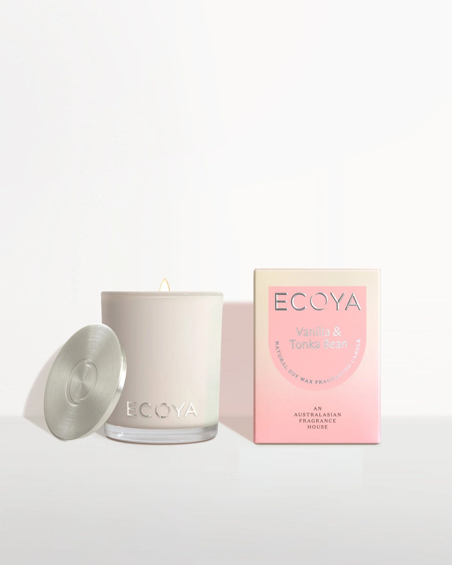 Ecoya Vanilla & Tonka Bean Mini Madison Jar Candle