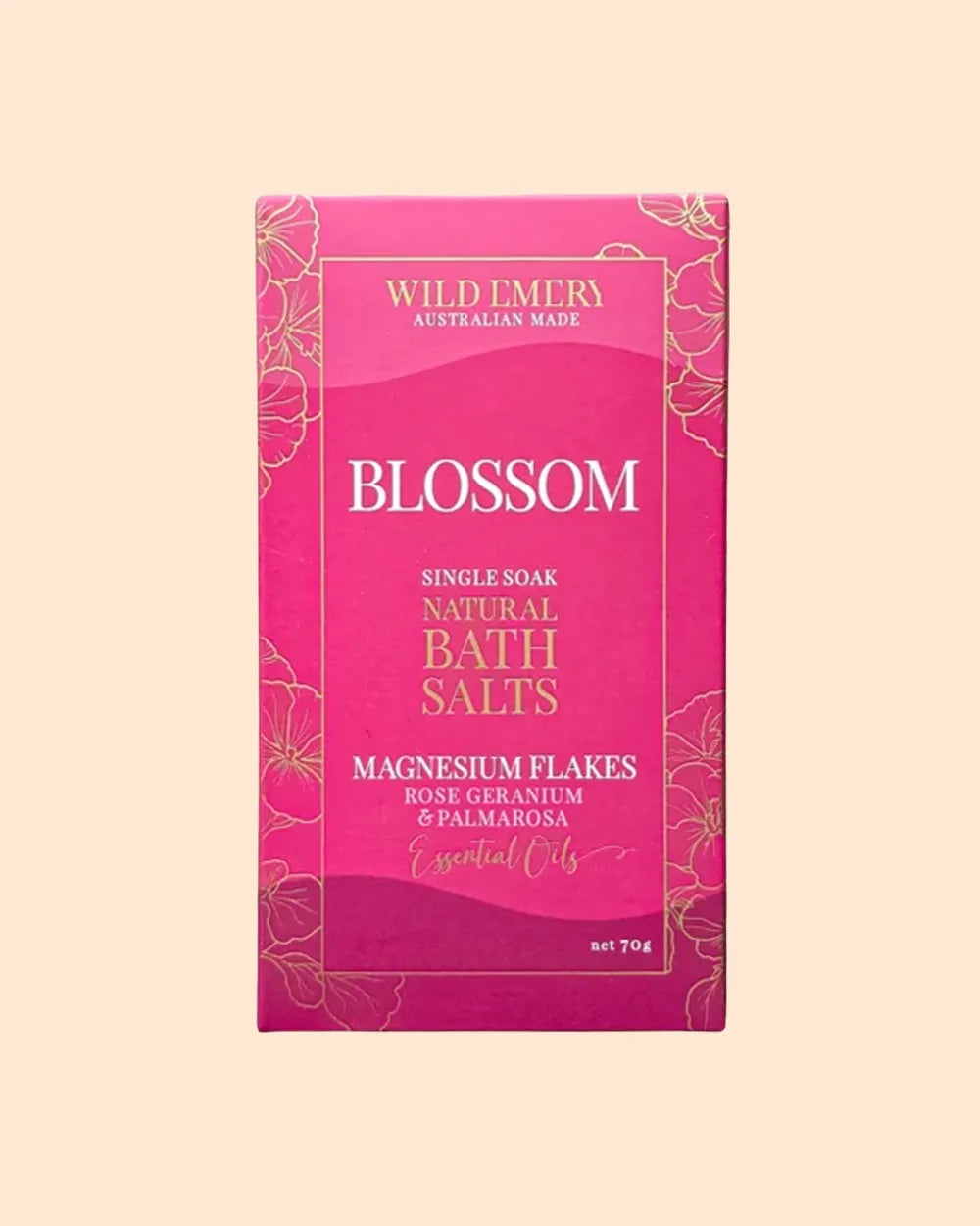 Wild Emery Blossom Single Soak Natural Bath Salts