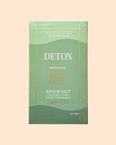 Wild Emery Detox Single Soak Natural Bath Salts