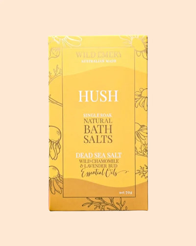 Wild Emery Hush Single Soak Natural Bath Salts