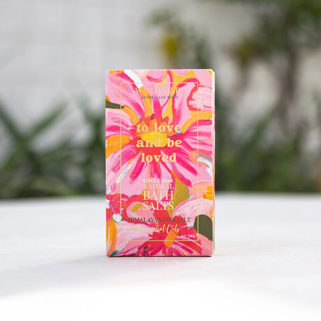 Wild Emery Morgan Jamieson To Love and be Loved Single Soak Bath Salt