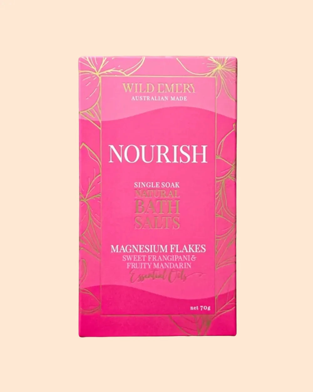 Wild Emery Nourish Single Soak Natural Bath Salts