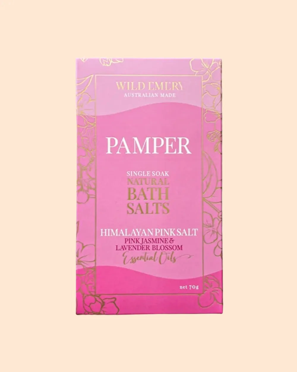 Wild Emery Pamper Single Soak Natural Bath Salts