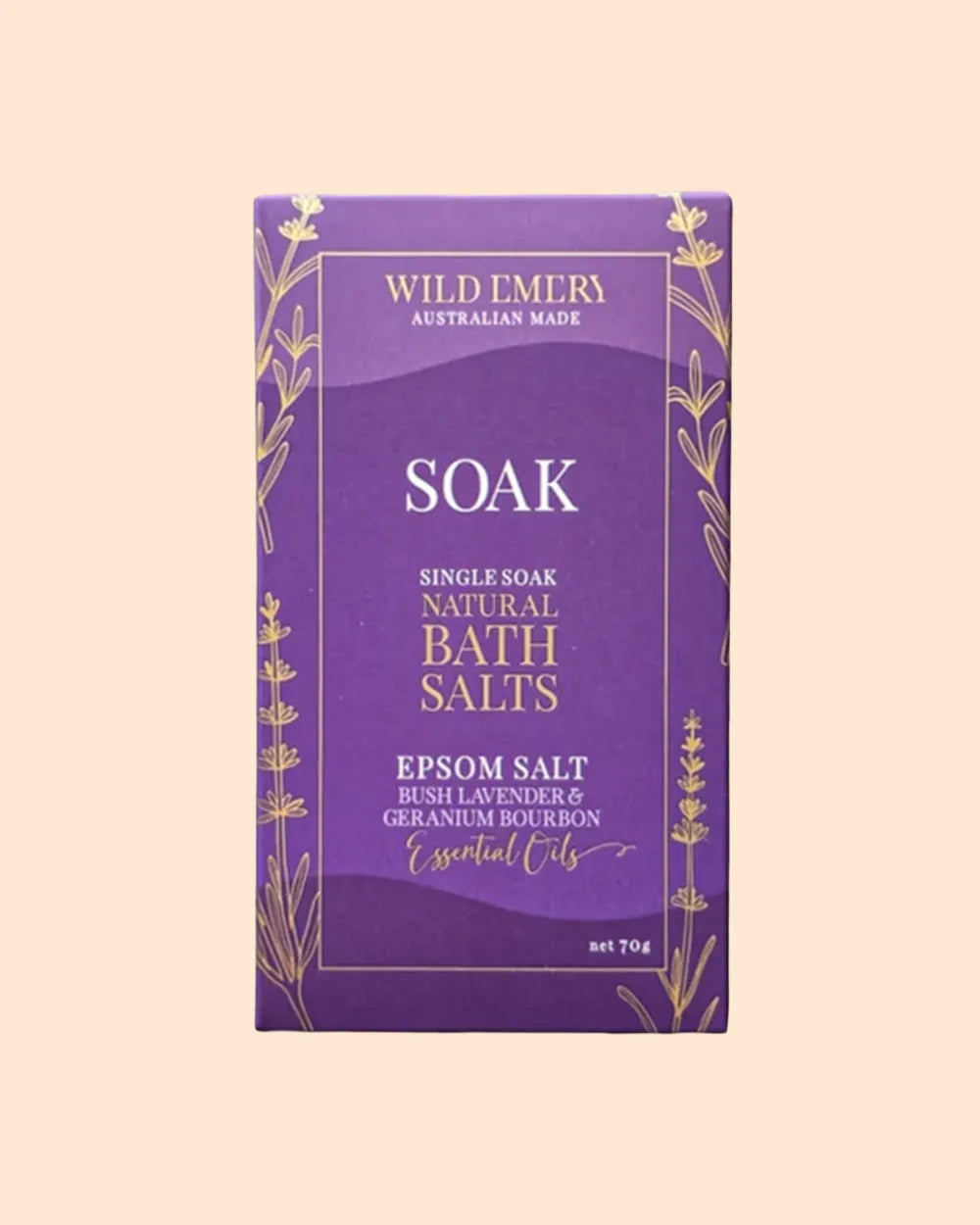 Wild Emery Soak Single Soak Natural Bath Salts