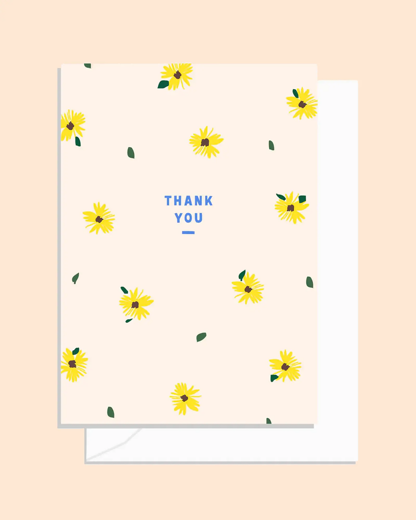 Wildflower Sunflower Thank You Card
