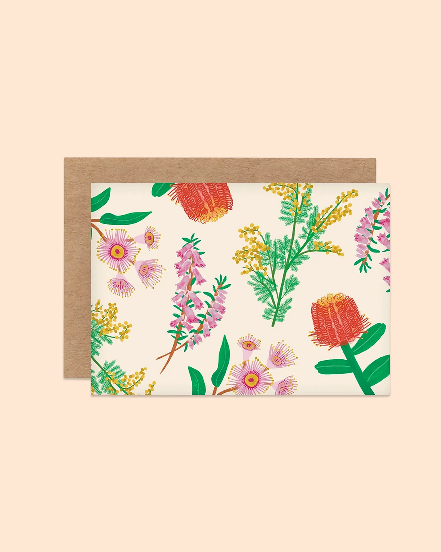 Wildflowers Mini Greeting Card
