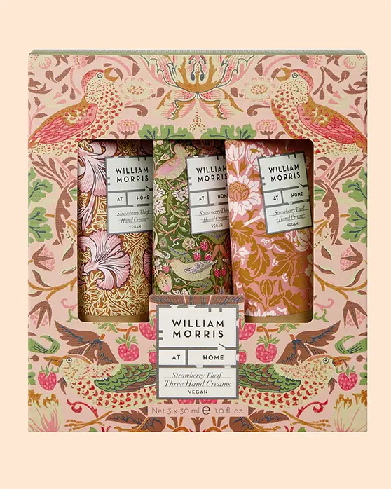 William Morris at Home The Voyager Strawberry Thief Hand Cream