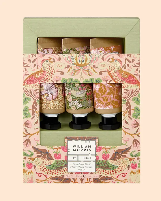 William Morris at Home The Voyager Strawberry Thief Hand Cream