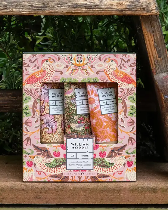 William Morris at Home The Voyager Strawberry Thief Hand Cream