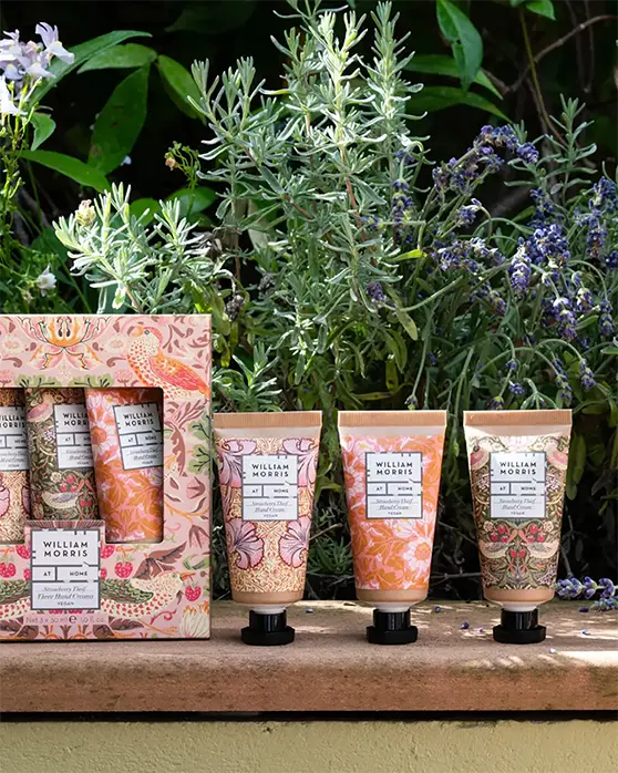 William Morris at Home The Voyager Strawberry Thief Hand Cream