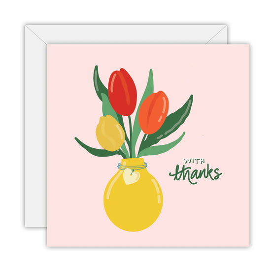 With Thanks Card