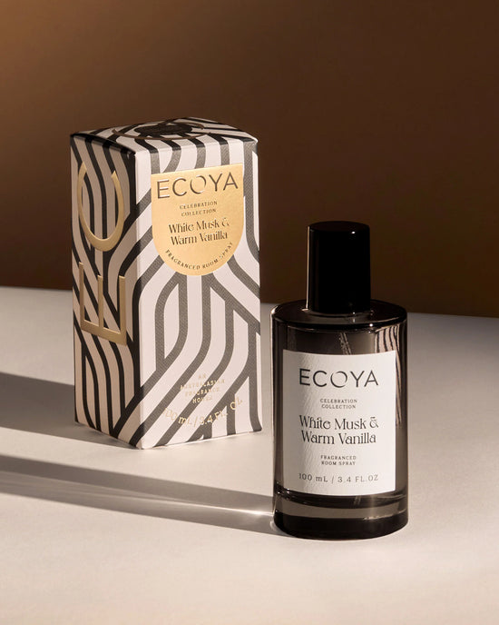 Ecoya Celebration Room Spray - White Musk and Warm Vanilla 100ml