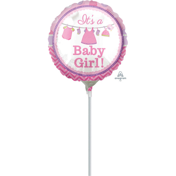 Baby Girl Stick Balloon Medium