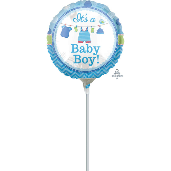 Load image into Gallery viewer, Baby Boy Stick Balloon Medium
