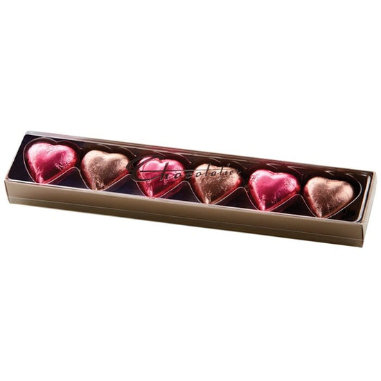 Chocolatier Hearts Pink & Mocha 45g