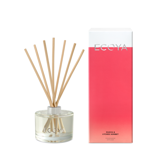 Load image into Gallery viewer, Ecoya Guava &amp;amp; Lychee Large Diffuser
