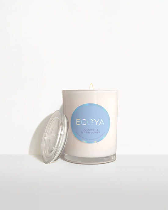 Ecoya Coconut & Elderflower Metro Jar Candle