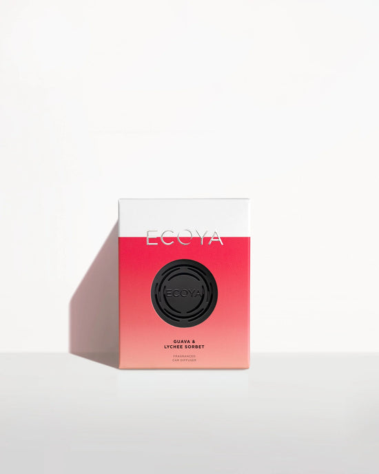 Load image into Gallery viewer, Ecoya Guava and Lychee Sorbet Car Diffuser
