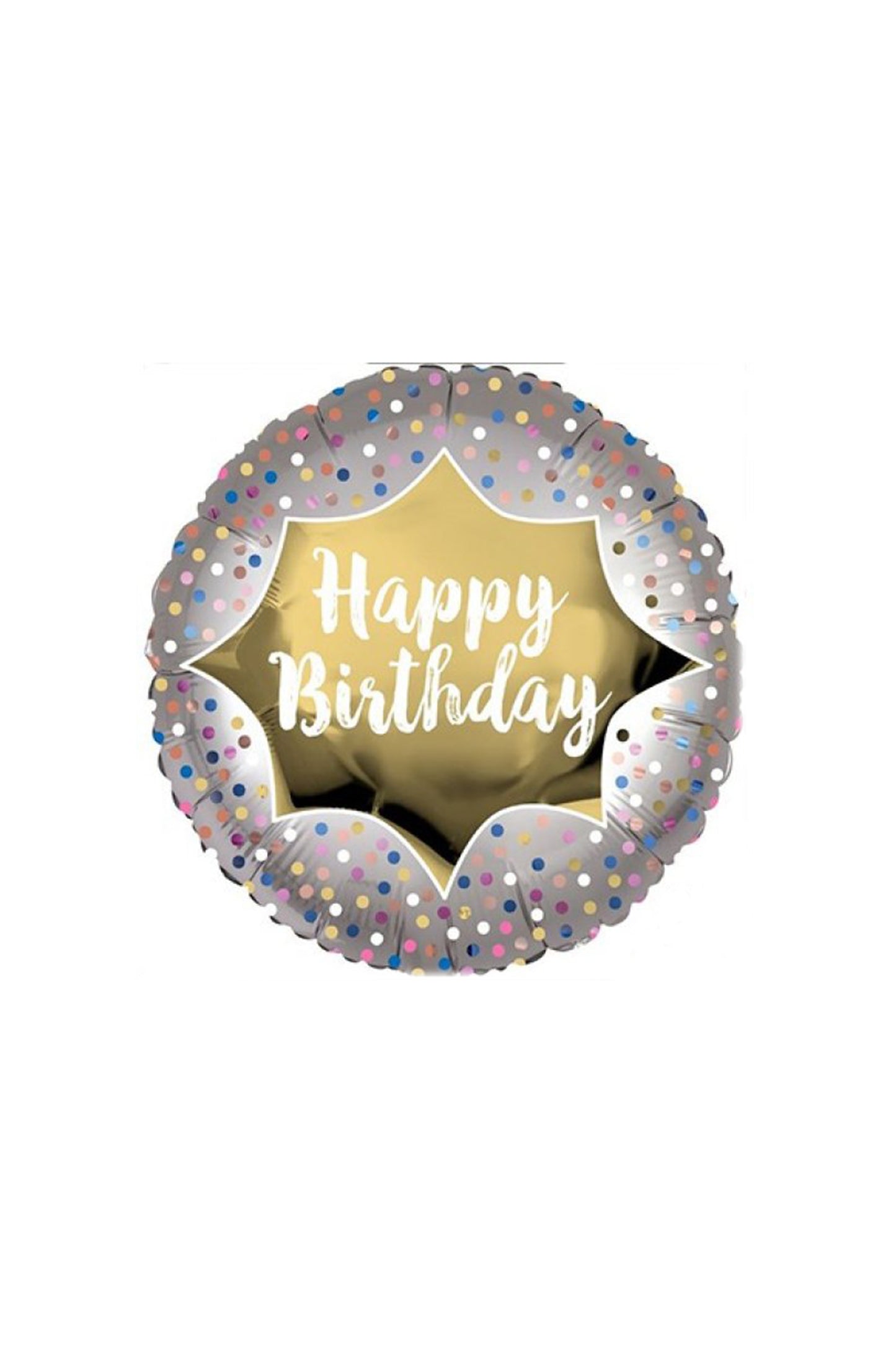 Load image into Gallery viewer, Happy Birthday Helium Foil Balloon Large 45cm

